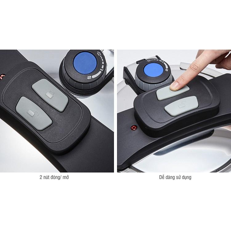 [HCM]Nồi Áp Suất Lock&Lock One touch CCP226SLV 22cm (6L)