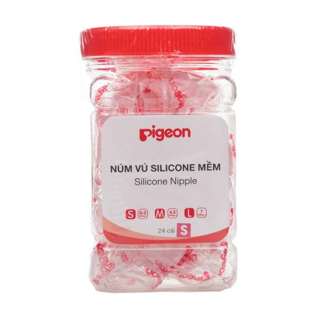 Núm hủ Pigeon size S, M, L (24cái/ hủ)