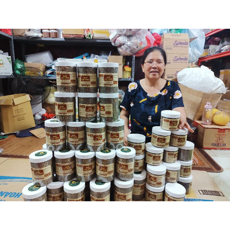 500g Muối lạc vừng chay/Muối vừng đen (Lạc đỏ vừng đen thơm ngon)