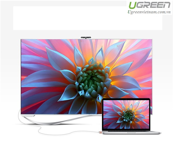 Cáp HDMI 2.0 siêu mỏng dài 0,5M hỗ trợ 4K, 3D  Ugreen 30475 cao cấp