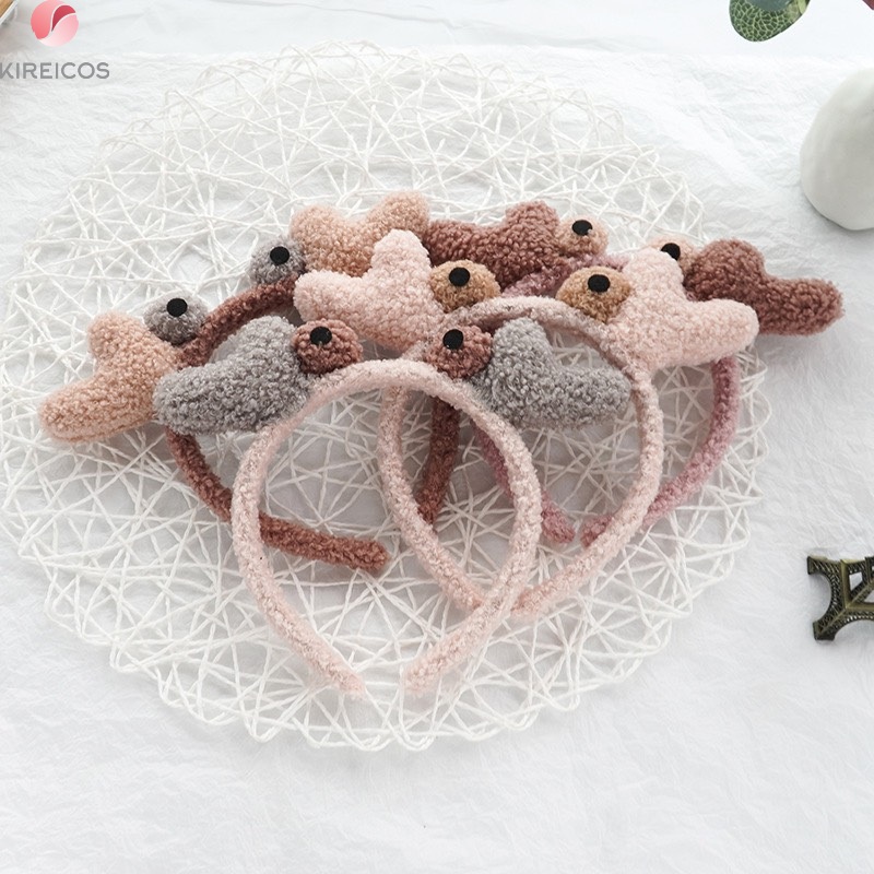 [HCM]Cài Tóc Trang Điểm Mắt To Lông Xù Siêu Cute