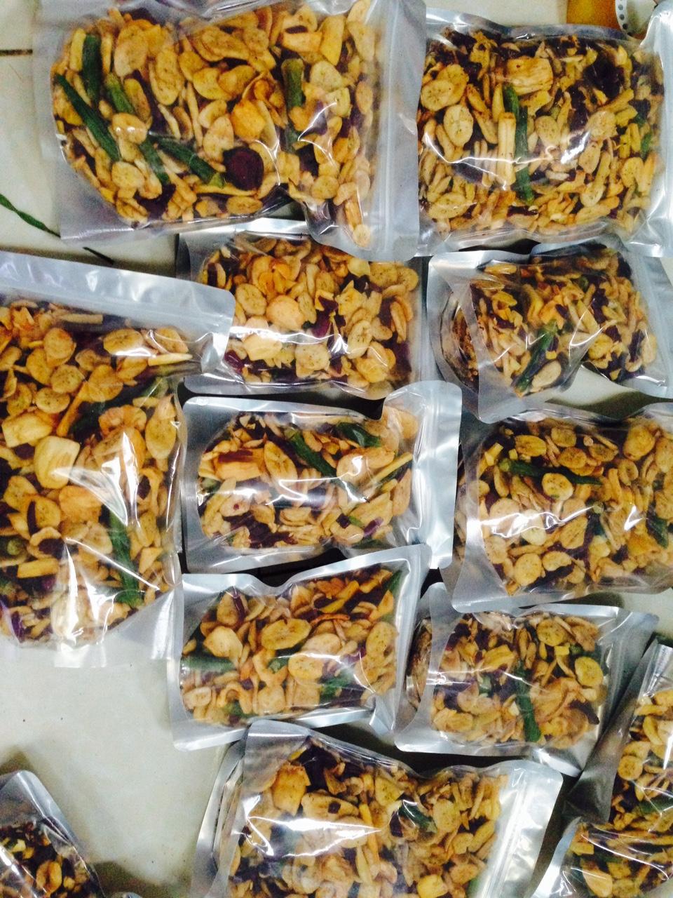 500g hoa quả sấy vỡ giòn ngon