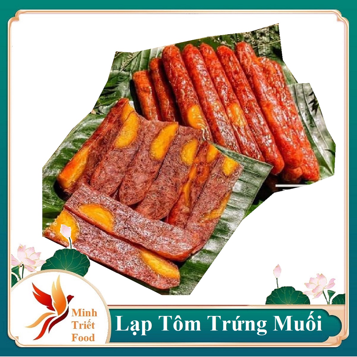 Lạp Xưởng Tôm Trứng Muối Minh Triết