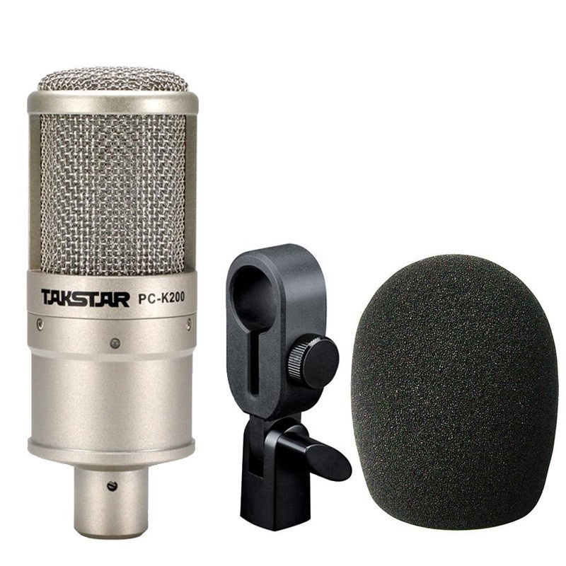 Mic thu âm livestream Takstar PC-K200 chuyên nghiệp 1 năm