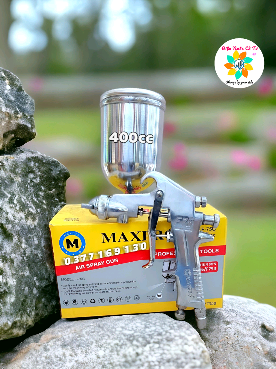 Súng phun sơn MAXPRO F-75G Vít tu lê phun sơn