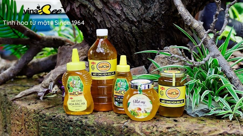 Mật ong hoa bạc hà Vinabee 500g