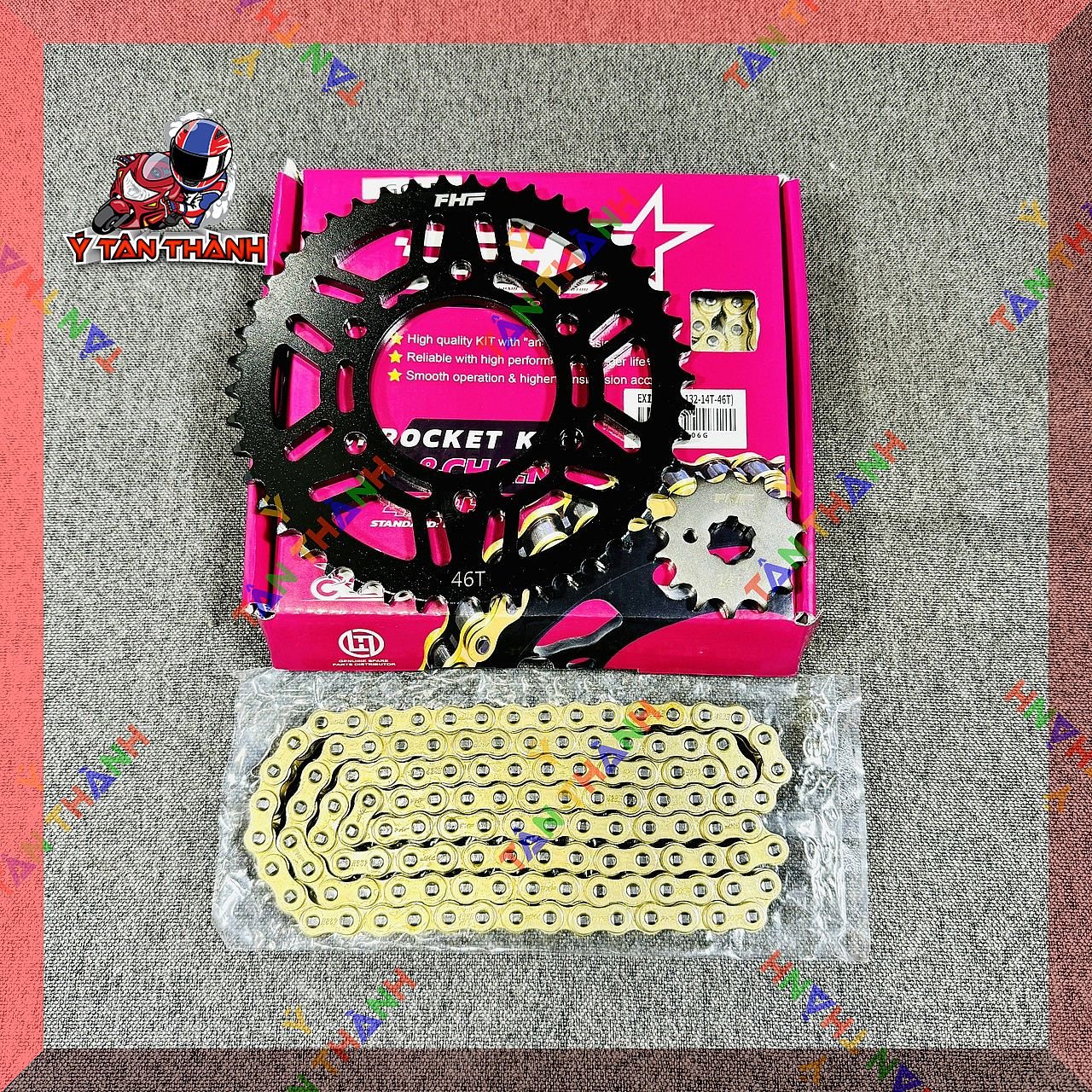 Nhông sên đĩa exciter 155 fhf ms09