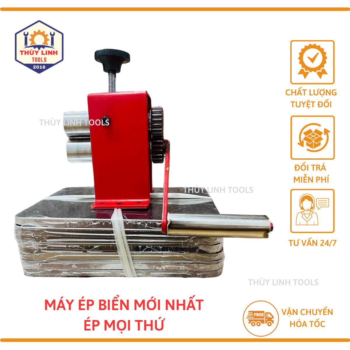 Máy ép biển số ô tô xe máy cao cấp - THÙY LINH TOOLS