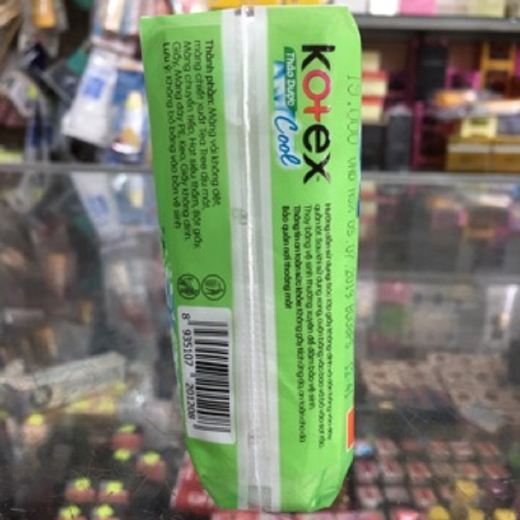 Băng Vệ Sinh Kotex Thảo dược Cool cánh 8 miếng