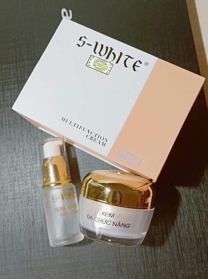 [HCM]Kem Face Đa Chức Năng Và Serum Swhite