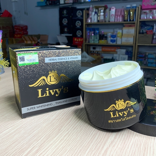 Kem body dưỡng da Livy's Đen