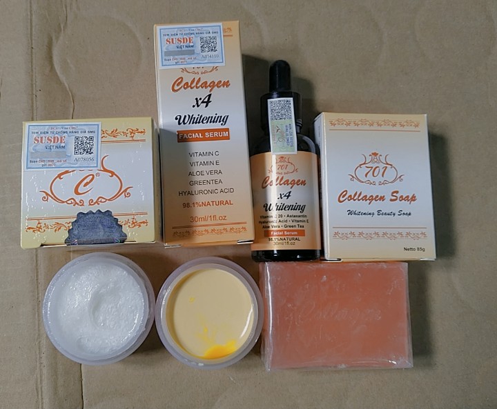 COMBO KEM VÀ SERUM COLLAGEN PLUS VIT E (TEM ĐIỆN TỬ)