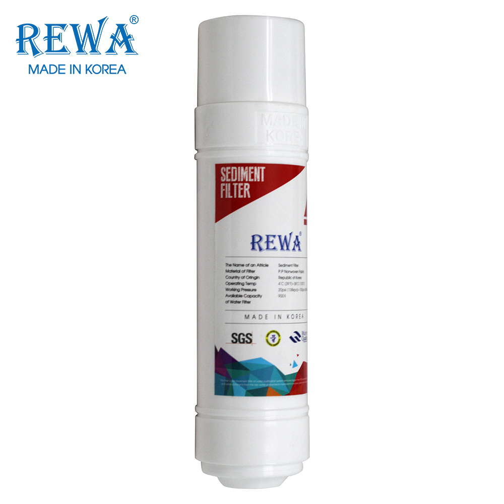 Bộ 4 lõi NANO REWA 9 inch (Sediment, Pre Carbon, Nano, Post Carbon) Hàng Chính Hãng