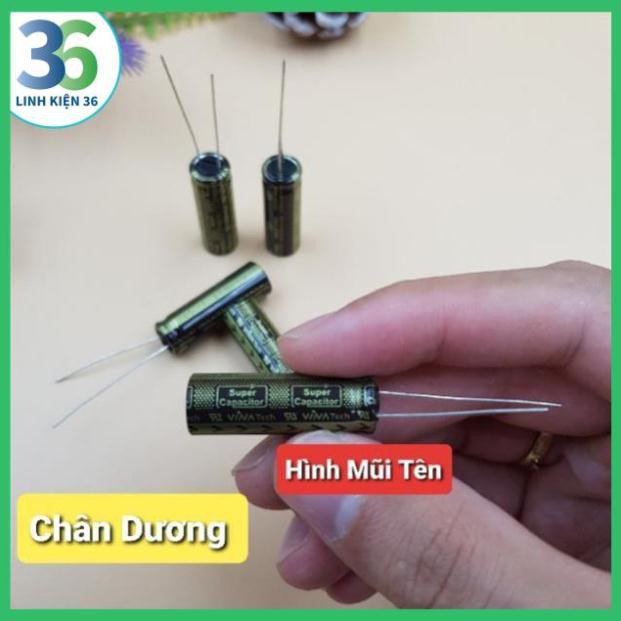 [Xả Kho] Siêu Tụ 2.7V 10F 11mAh 10F 2.7V(Không xác định)