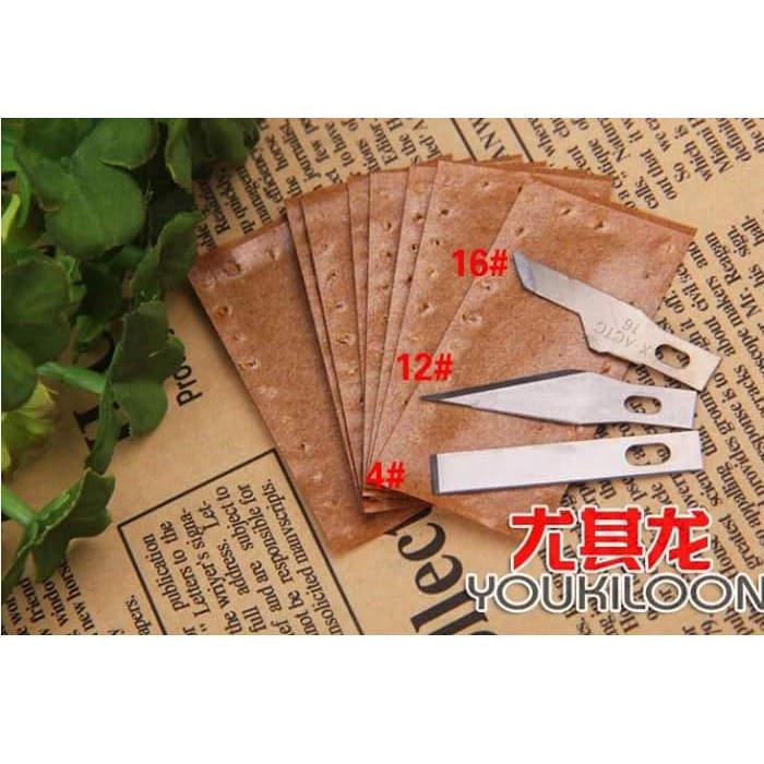 [HCM]Lưỡi dao khắc Kaisi 306 (1 bịch 10 lưỡi: mẫu số 16)