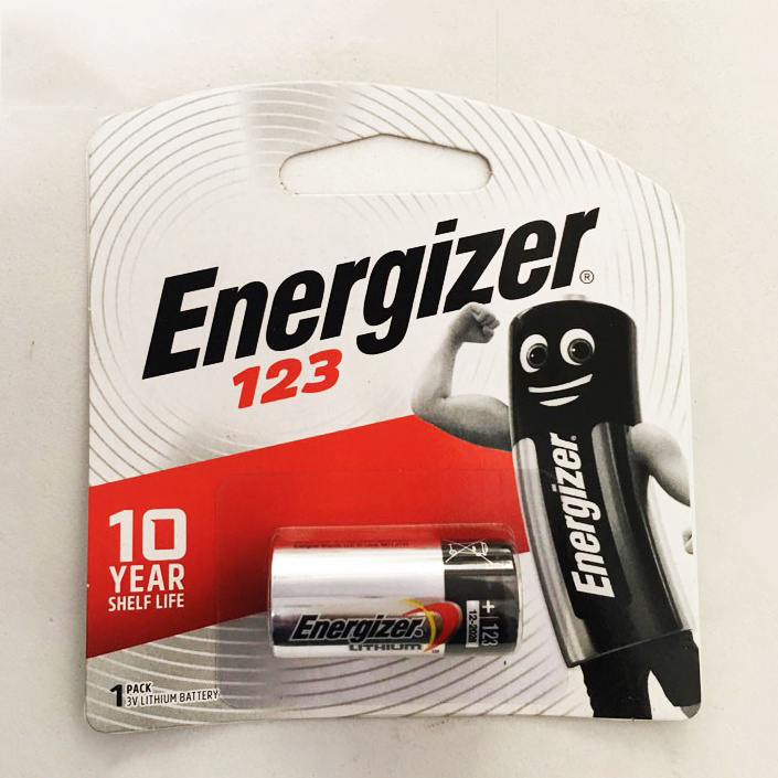 Combo 5 vỉ pin máy ảnh CR123A Energizer  Lithium 3V ( 1 vỉ 1 viên )