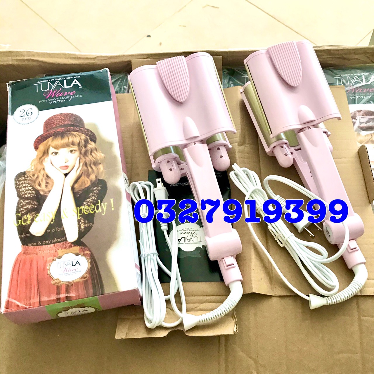 Máy uốn sóng Hippie tóc dập sóng 3 trục WAVE-IRON