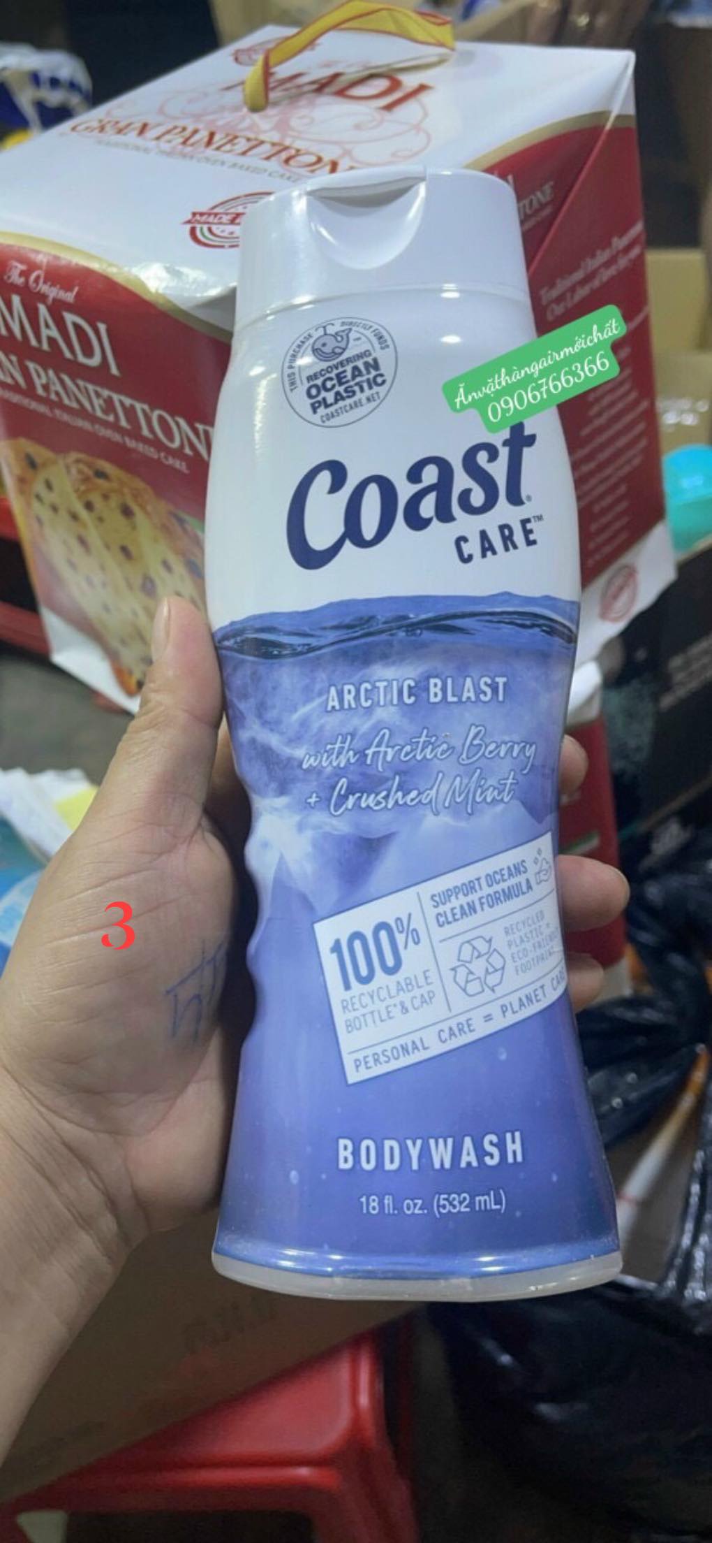 [HÀNG MỸ]SỮA TẮM COAST CARE CHAI 532 Ml