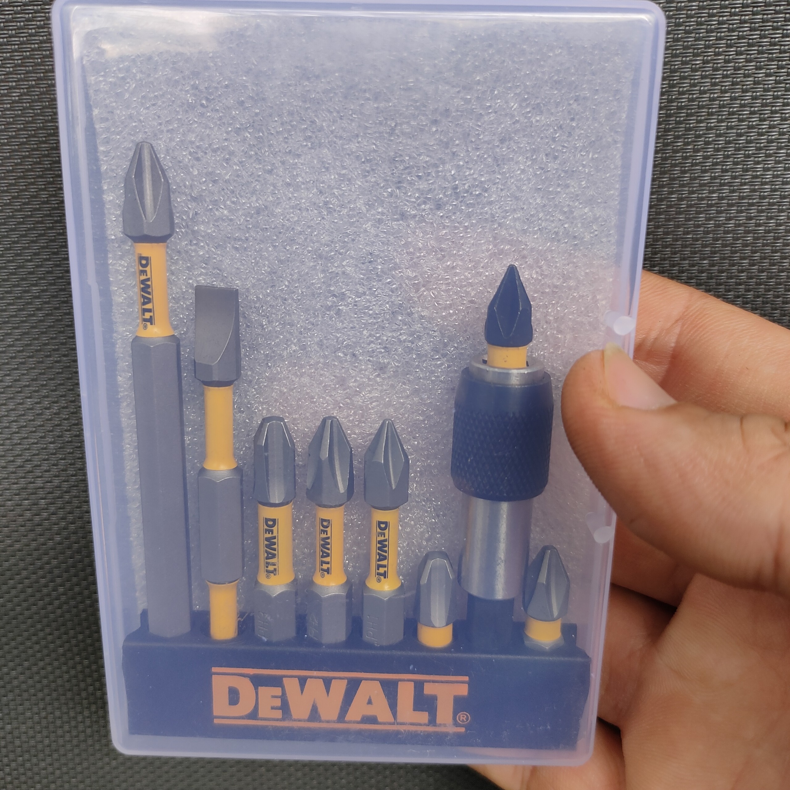 [HCM]Combo Mũi Vít Dewalt Socket ( Loại Thép Đen )