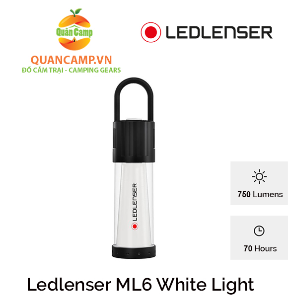 [HCM]Đèn pin cắm trại Ledlenser Ml6 White Light
