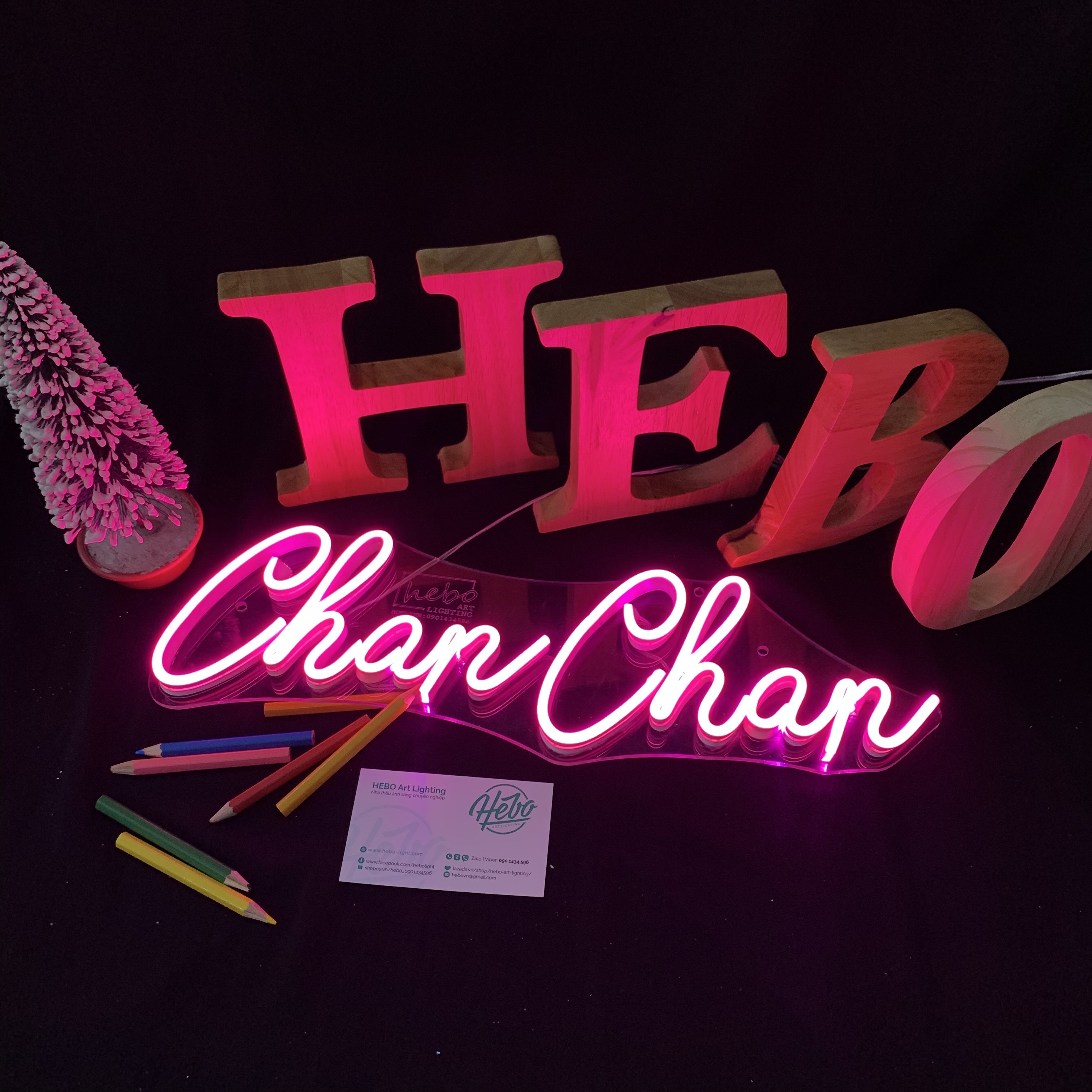 [HCM]Đèn trang trí theo tên  Led Neon Sign (chữ theo yêu cầu)