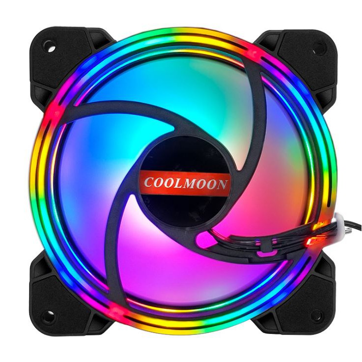 FAN Case Led COOLMOON X1 RGB - Fan 12cm