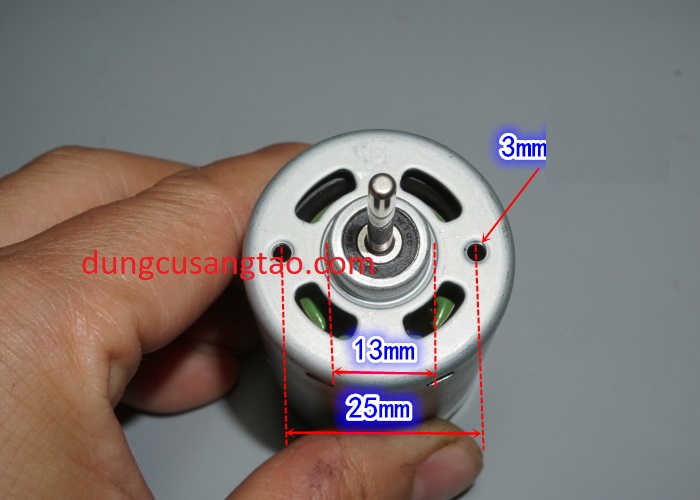 Motor Johnson 545 12V 2 bạc đạn / Động cơ 545 12v