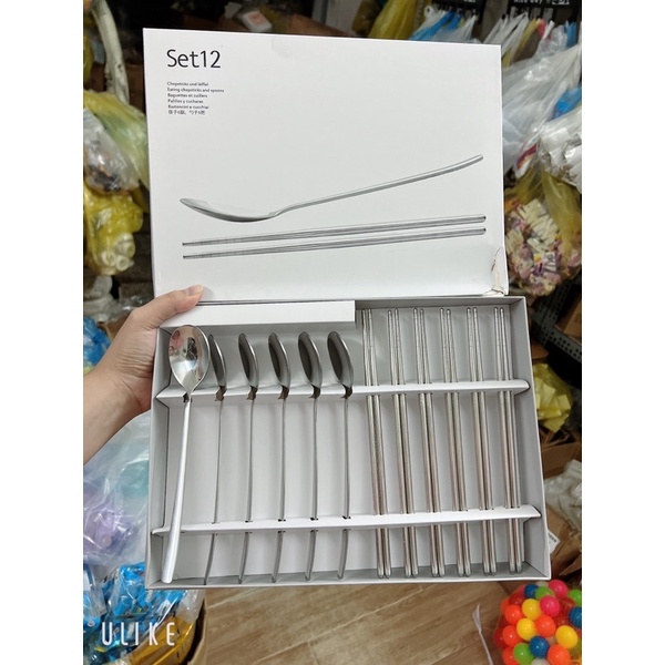 Hộp SET 12 ĐŨA THÌA INOX ĐỨC CỰC SỊN Mới 2022