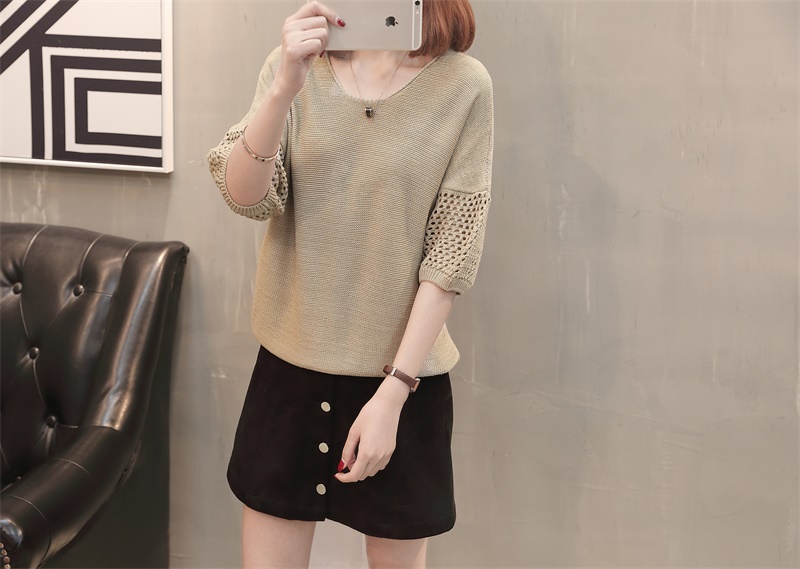 Áo len nữ mỏng tay lỡ thu đông AL17