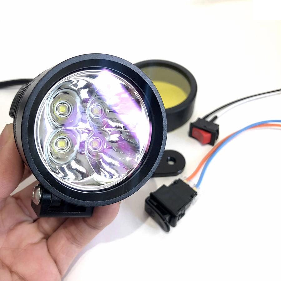 [HCM]Đèn Trợ Sáng L4X Kính Ánh Tím 30W [ Kèm phụ kiện ]