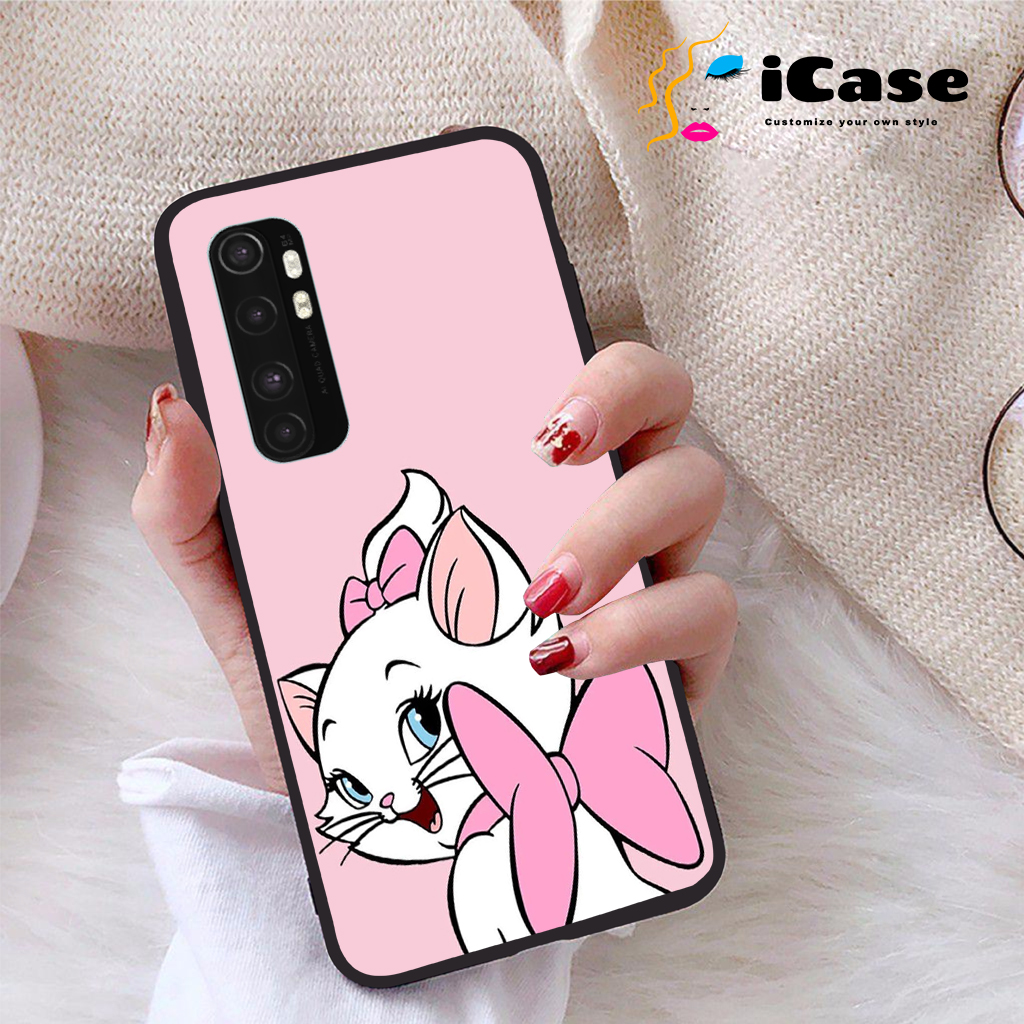 Ốp lưng Xiaomi Mi Note 10 Lite viền dẻo TPU BST Pinky