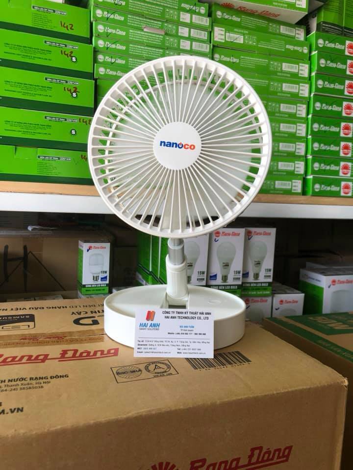 Quạt sạc tích điện gấp gọn NFF1617