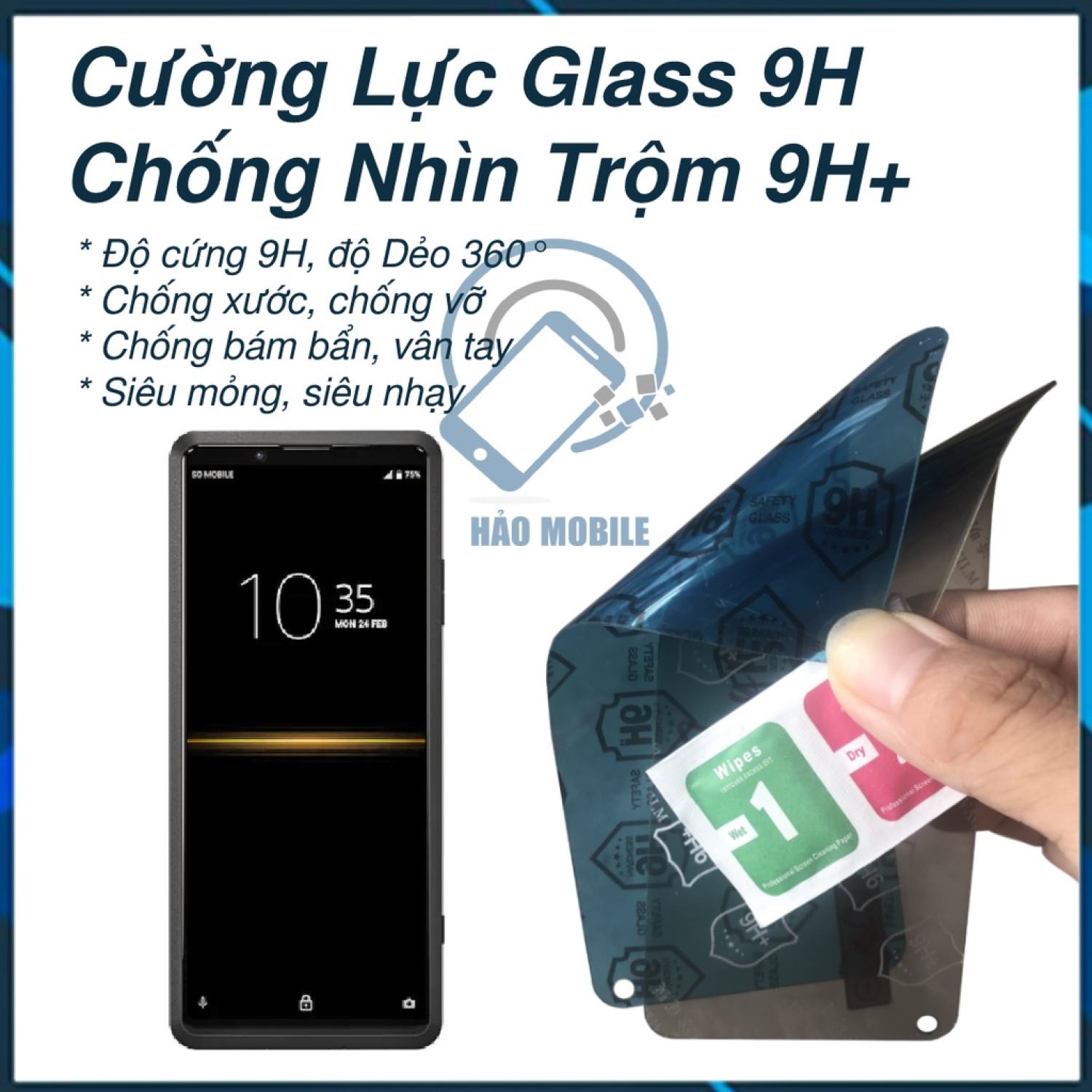 Dán cường lực dẻo nano Sony Xperia Pro