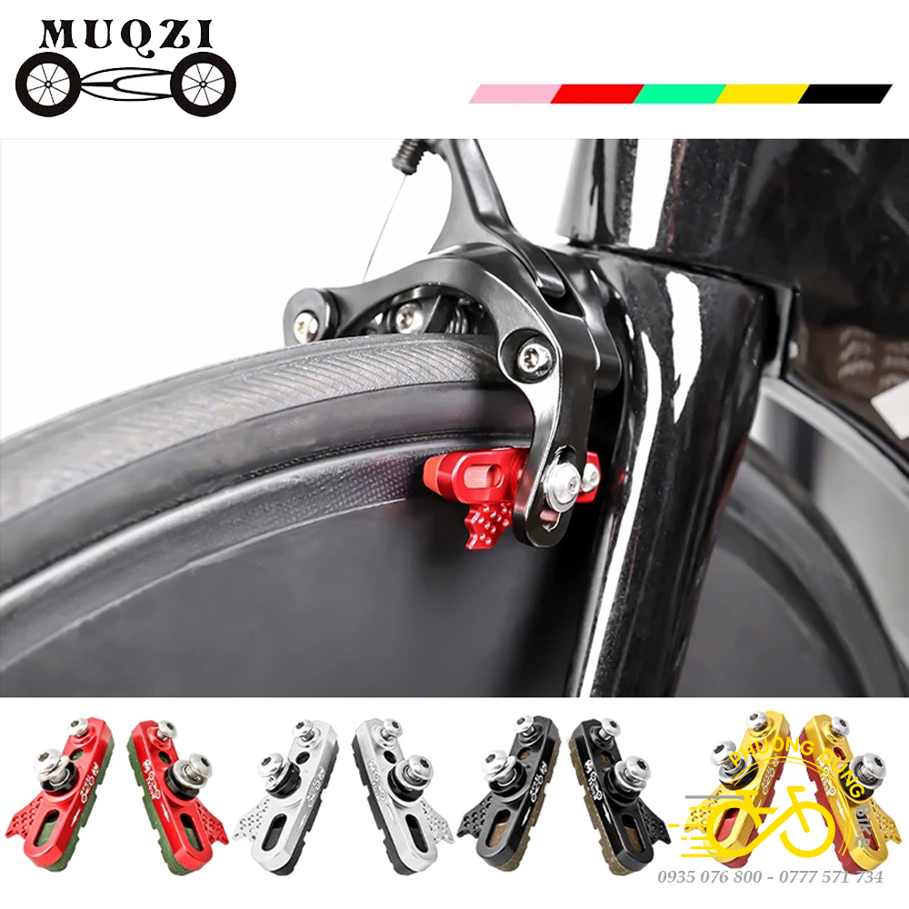 Cặp gôm phanh dành cho vành Carbon xe đạp MUQZI