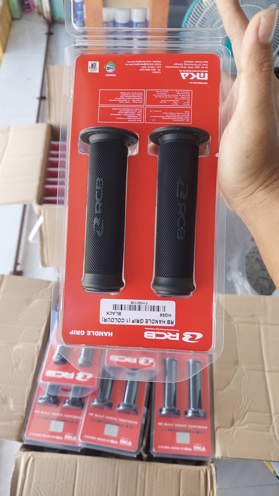 Bao tay rcb hg55, hg66, hg88 - màu đen chính hãng