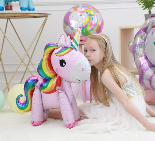 Bóng ngựa Pony 4D cỡ đại trang trí sinh nhật