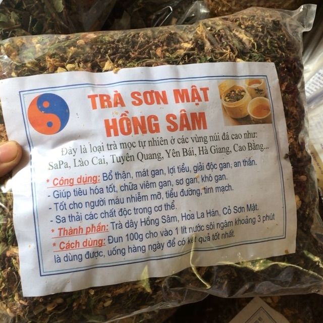 Trà sơn mật hồng sâm gói 1kg như hình