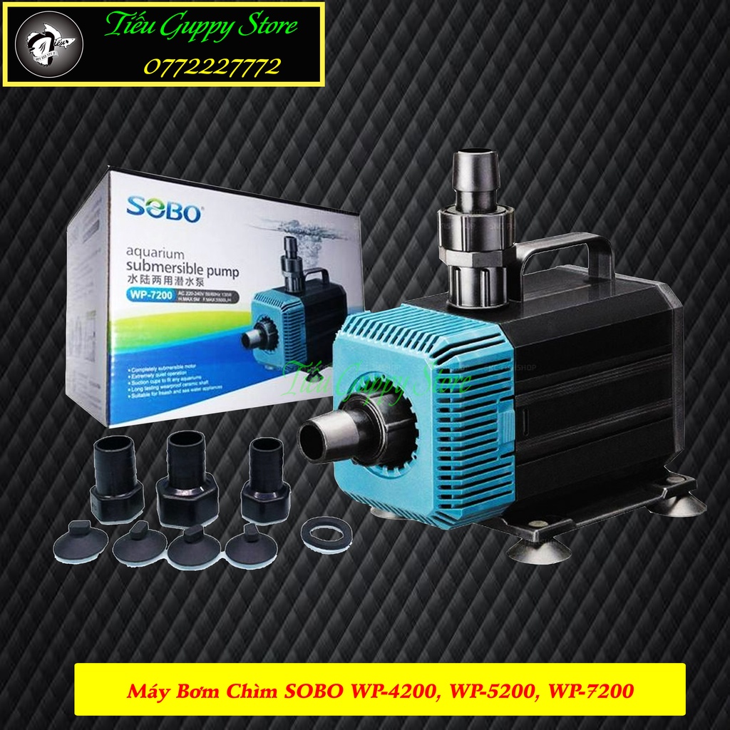 [HCM]Máy Bơm SOBO WP 5300 (80W 4000L/H)   WP 7200 135W Dành Cho Hồ Cá Cảnh