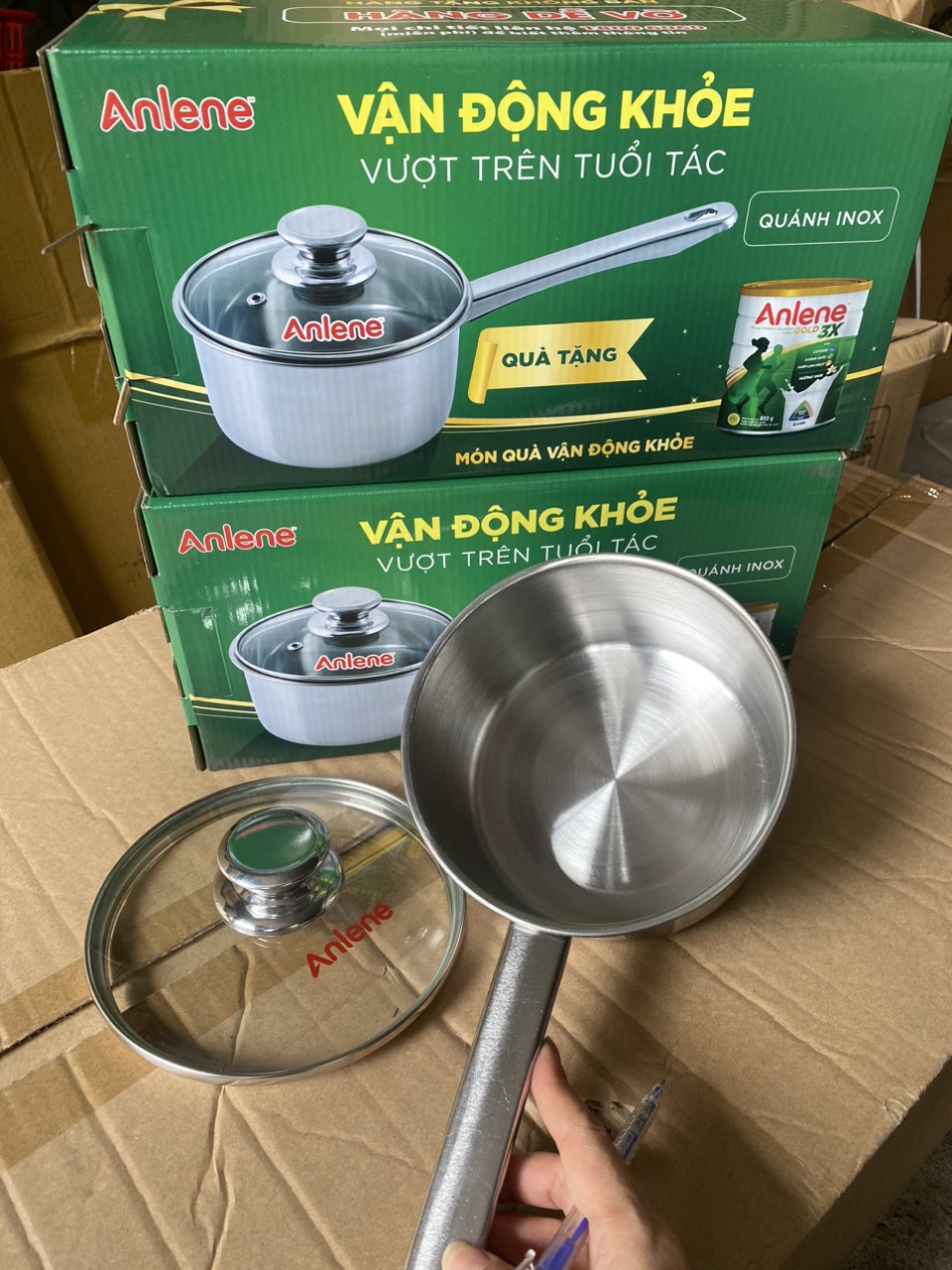 Quánh inox bếp từ 16cm tithafac anlene