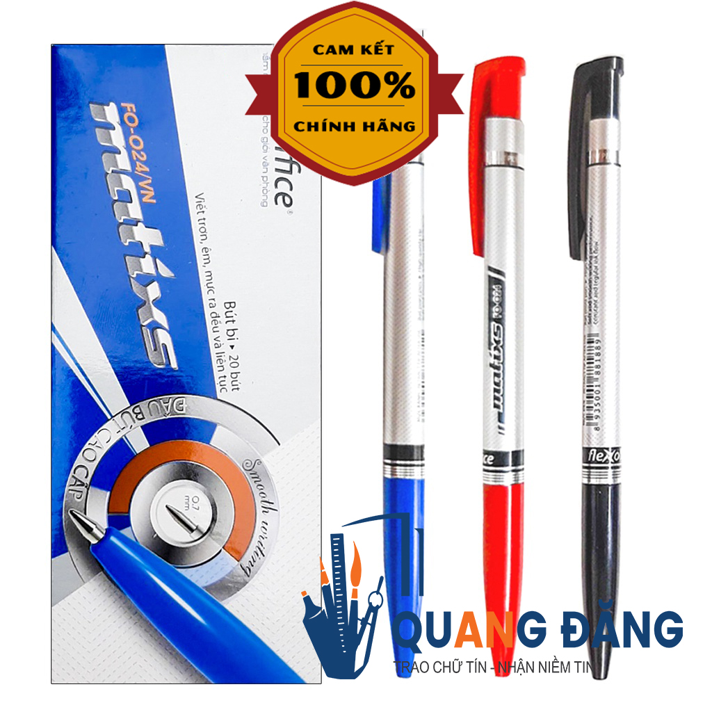 Bút Bi Matixs Flexoffice FO-024 ,Viết trơn đều mực