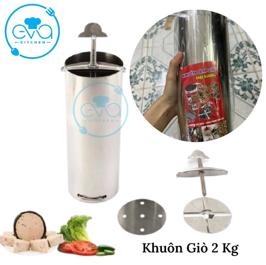 Khuôn Làm Giò Thủ Chả Lụa Bằng Inox 0.5 Kg