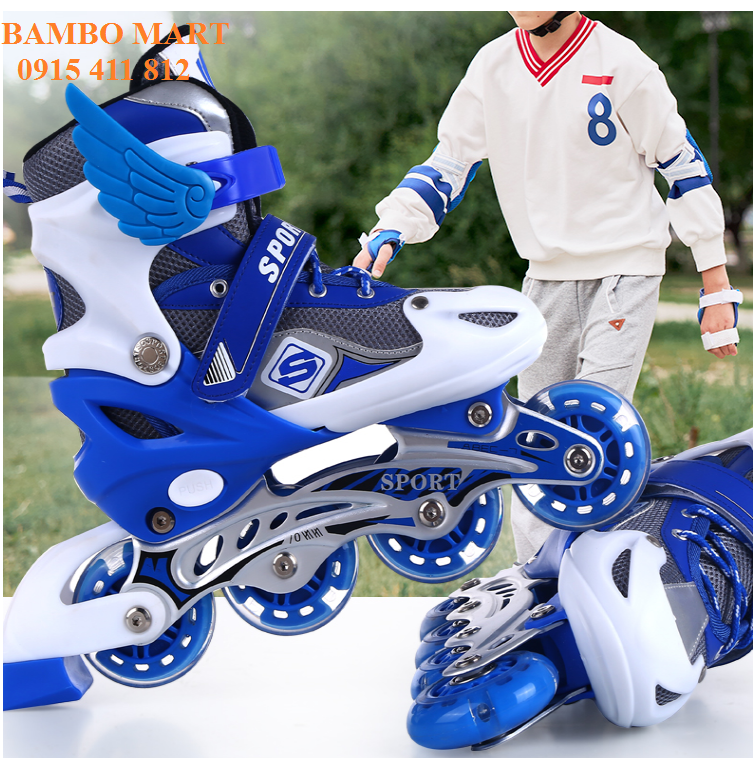 Giầy trượt patin Abec 7 đèn trước