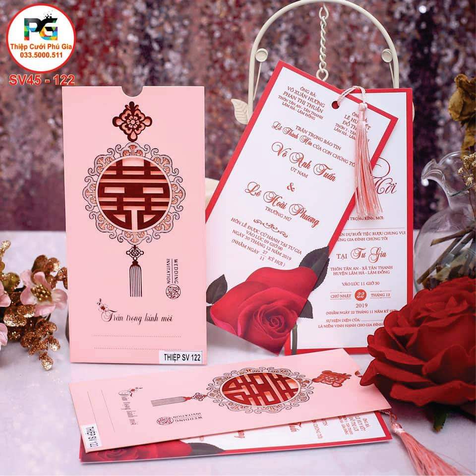 Thiệp Cưới Cao Cấp 65K / 10 thiệp 033.5000.511