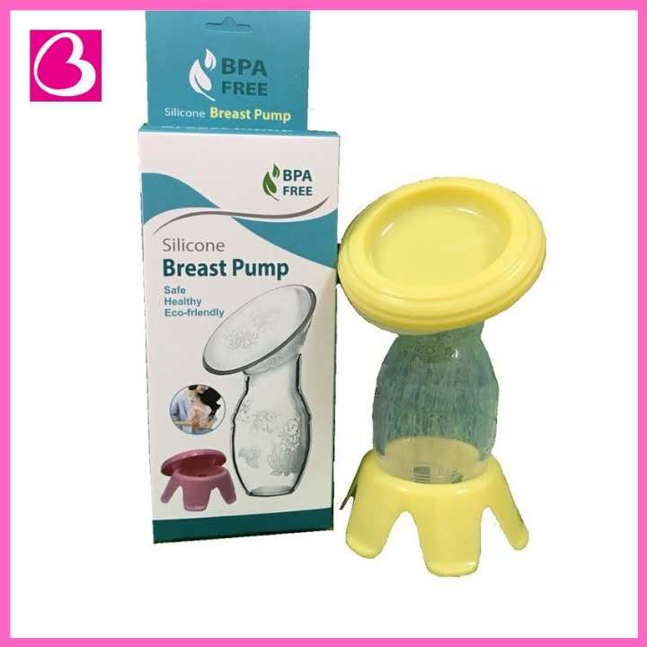 Phễu, Cốc hứng sữa rảnh tay mềm kèm nắp và đế (Chính Hãng)