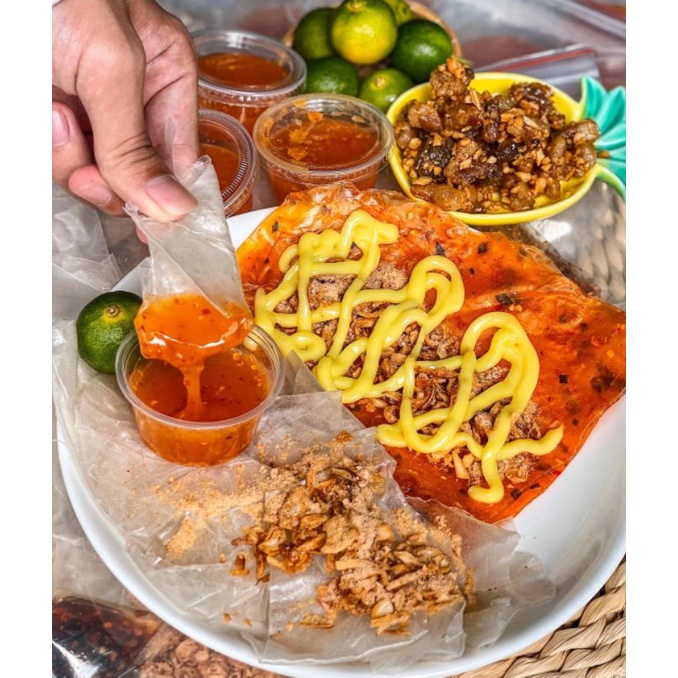 Bánh Tráng Phơi Sương Cuốn Bơ