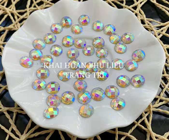 Đá Kết Ánh Cừ AB Tròn Đính Kết Trang Phục