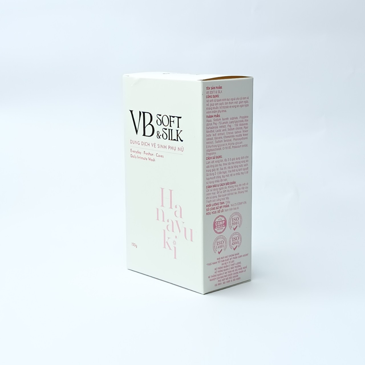 Mẫu Mới Dung dịch vệ sinh Hanayuki Xanh và Hồng 150ml