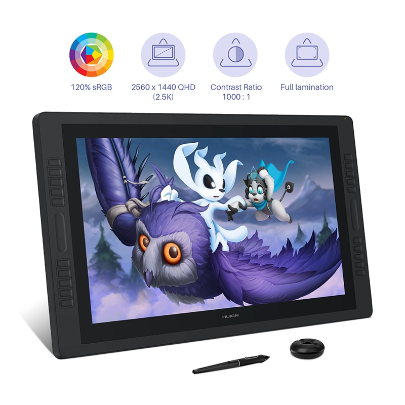Bảng vẽ LCD Huion Kamvas Pro 24 (2.5K)