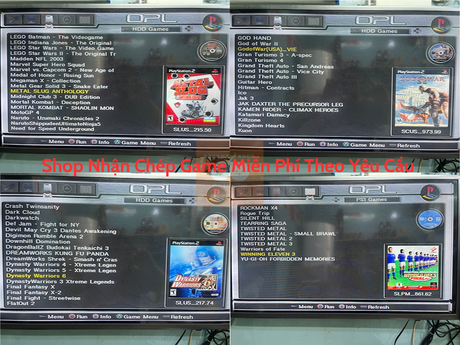 Combo Ổ Cứng Ngoài PS2 + Thẻ Save 16MB Sẵn Game Dành Cho Máy Chơi Game PS2