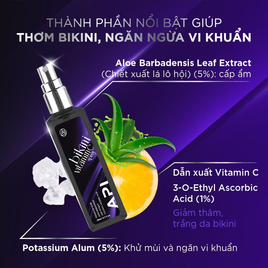 Xịt Thơm Vùng Kín Nữ Api Bikini Spays
